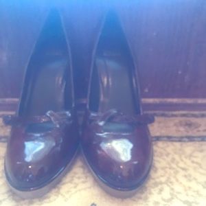 Dark brown high heels. Never worn.